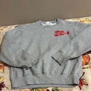 Buy 1 Get 3 Free! Gray Maine Lobster Men's Sweater